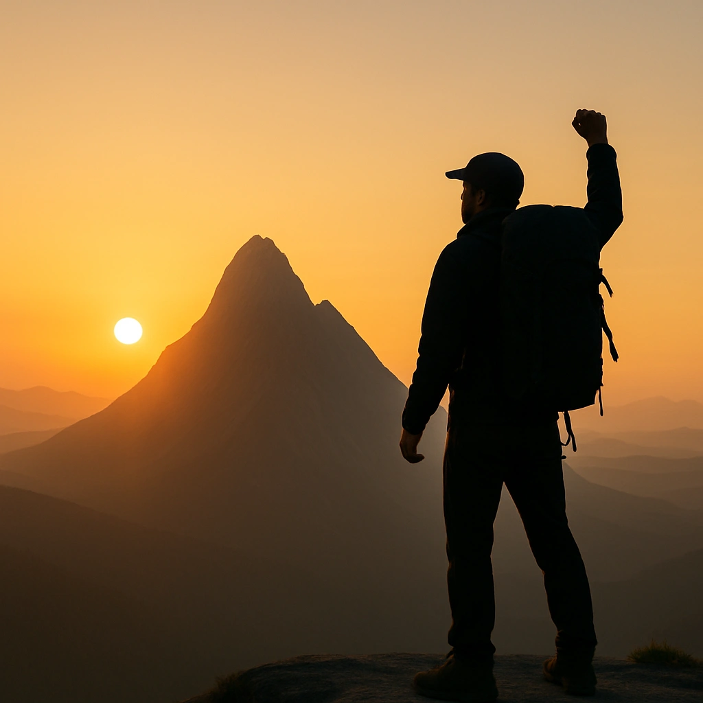 Outdoor adventure hero